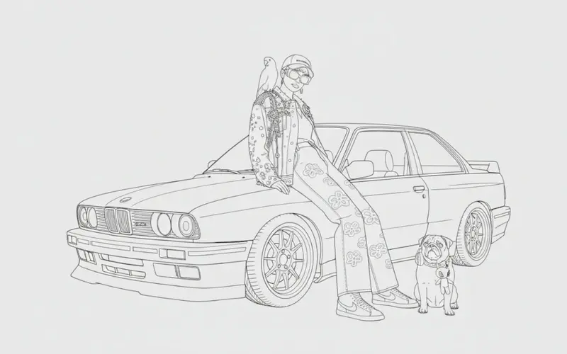 GenColoring AI-AI 照片转涂色页生成器-偷渡鱼