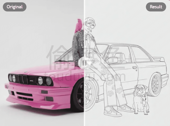 GenColoring AI-AI 照片转涂色页生成器-偷渡鱼